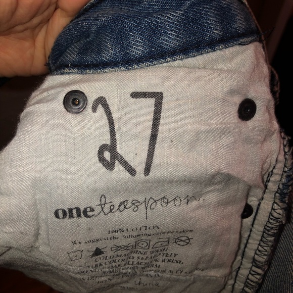 COPY - One Teaspoon Trashwhores in Peroxide - Picture 4 of 6